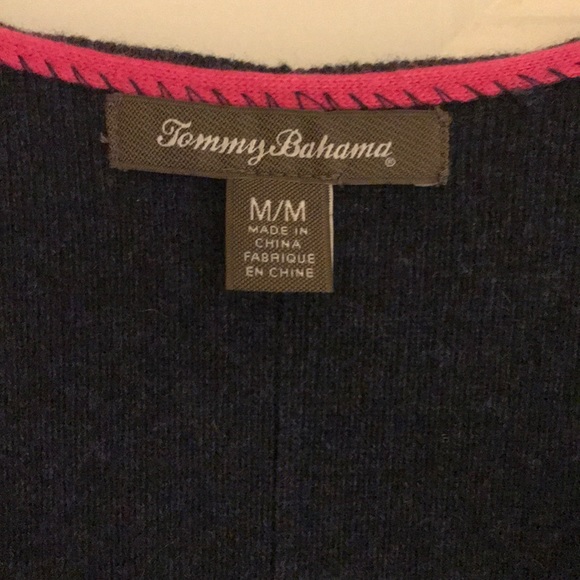 Tommy Bahama Sweater Tunic w/Suede Pockets - Picture 3 of 4